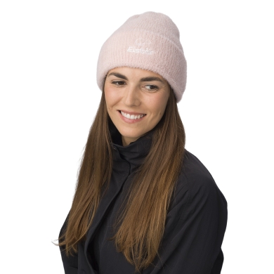 Polar Bear Winter Hat (Beanie) Mana - Fluffy Texture - Ladies Pink - 1 Piece